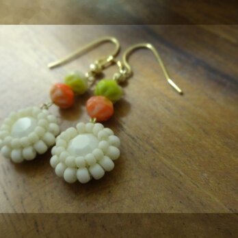 再販◆　swarovski　vintage　b　pierce・earringの画像