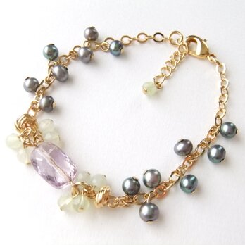 SALE  Bracelet アメシスト(B0334)の画像