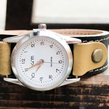 【送料無料】毎日つけていたくなる時計「ステッチラン 腕時計」受注生産（SRW-KWO-OA）Ⅱの画像