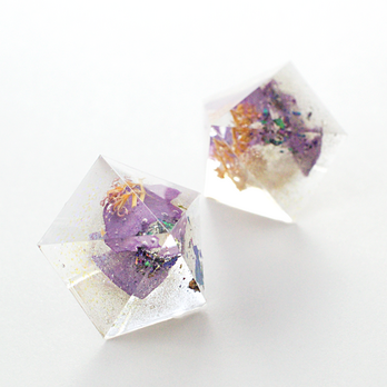 ペンタゴンピアス(紫陽花と野草)の画像