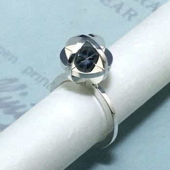 3pieces Puzzle Sphere Ring silver950 size 10の画像