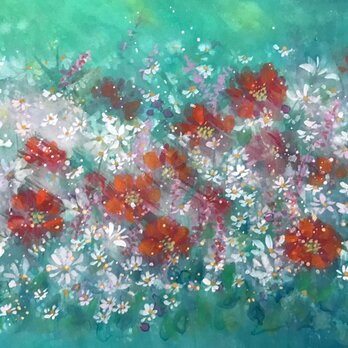 「野の花」水彩原画の画像
