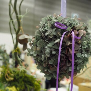 再出品❗️紫陽花のポンポン ボール