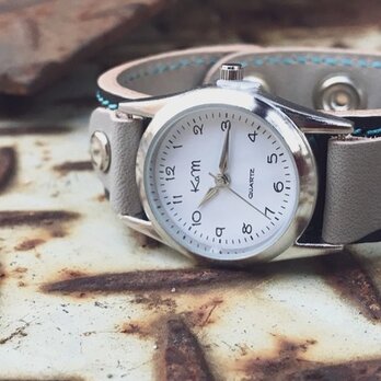 【送料無料】毎日つけていたくなる時計「ステッチラン 腕時計」受注生産（SRW-KHH-TS）Ⅱの画像