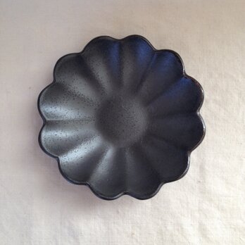 輪花深皿 (黒)