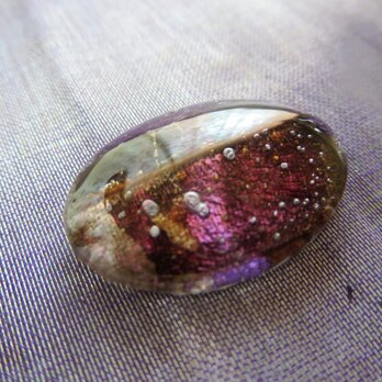 *♥*Butterfly Wing Cabochon Violet Bronze A*♥*の画像