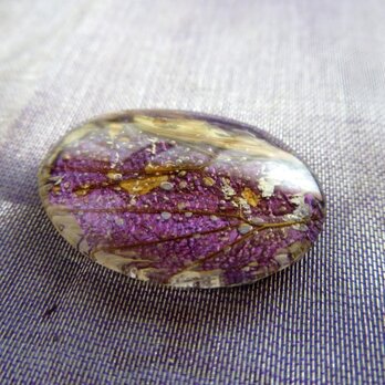 *♥*Butterfly Wing Cabochon Violet Bronze B*♥*の画像
