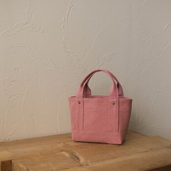 蓋付きしかくトート　チビサイズ（オールドローズ）