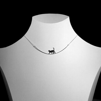 Cat-1 Silver Choker 【受注生作7日以内】の画像