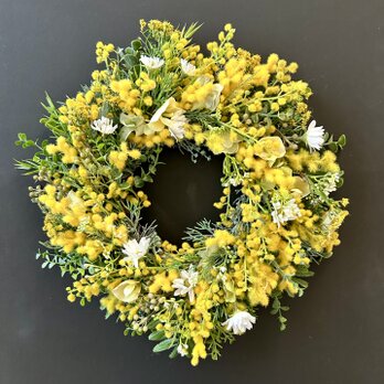 ミモザリース L size『受注制作』