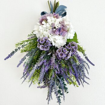 Green swag"lavender"の画像