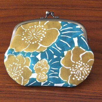 型染め 親子がま口（肥後椿）