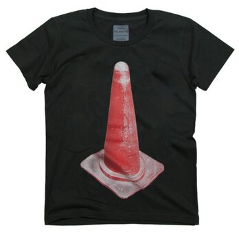 TRAFFICシリーズ 三角コーンデザインTシャツ Tcollectorの画像