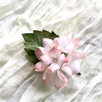 紫陽花のコサージュ