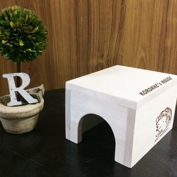 ハリネズミさんのおうち♪木製ハウス/名入れ可能♪[ハムスター・テグー]