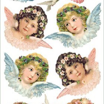 USAヴィクトリアンシール 花冠の天使 DA-VS024の画像