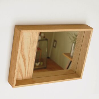 木製 箱鏡 栗材4の画像