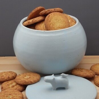 アイスブルー・クッキージャー・カバの画像