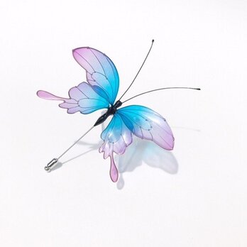 蝶ハットピン－Iridescent butterflyⅡ－の画像