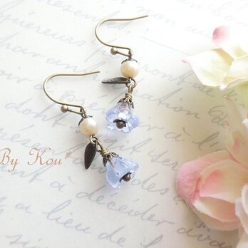 ✿alexandrite✿レトロ可愛いbell flowerピアス＊*の画像