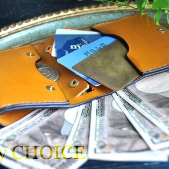 イタリアンバケッタ・エルバマット・コンパクト２つ折り財布（ミモザ）の画像