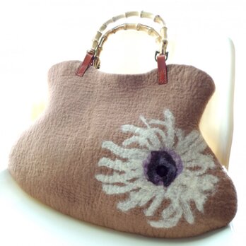 風ゆらりアネモネ八重　＊ キャメル＊