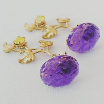 Vintage flower earringの画像