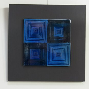 Blue Square　（陶板）の画像