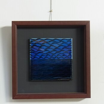 Blue Wave (陶板）の画像