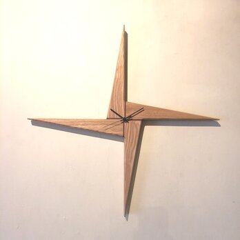 風車時計　<小サイズ>　木製掛け時計の画像