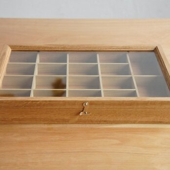 木製アクセサリーケース　オーク（小物入れ・ジュエリーボックス）