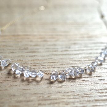 Herkimerdiamond necklace　K10
