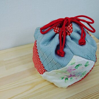 古布　しあわせ（四合わせ）袋