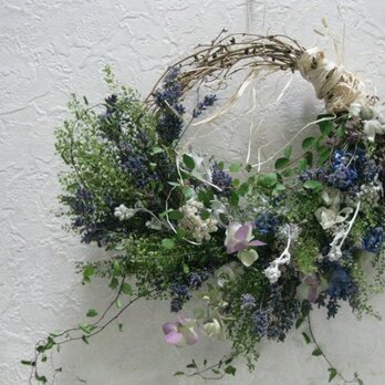 ラベンダーの夏wreathの画像