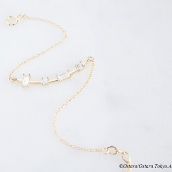 【14KGF】Bracelet,Curvy CZ Lineの画像