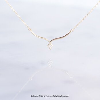 【14KGF】Necklace,Simple Diamondの画像