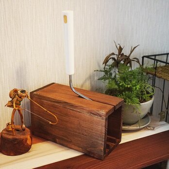 コロコロBOX・ダークブラウン（粘着カーペットクリーナー用木製BOX）の画像