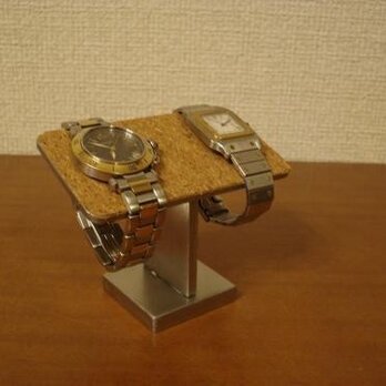 腕時計スタンド　2本掛け腕時計スタンド　受注生産の画像