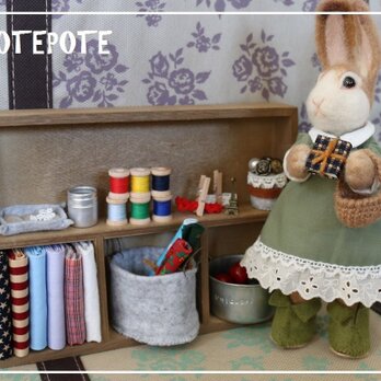 【POTEPOTE】お買いものウサギさんの画像