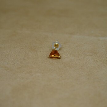 シトリン シングルピアス(t/c)