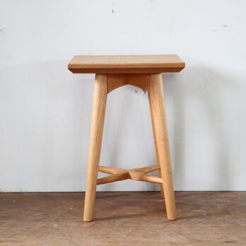 スツールA・アルダー材・座は四角