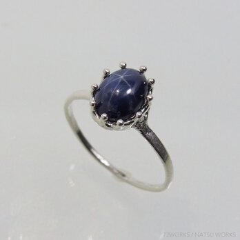 スターサファイア Star Sapphire Ringの画像