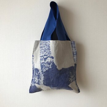 「stroke」トートバッグ（青・M）_2