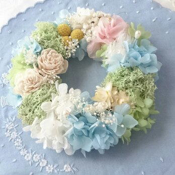 ―ボタニカルcake―花冠風リングピローの画像