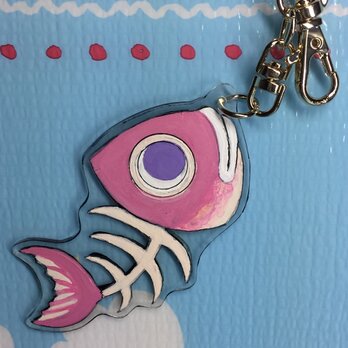 お魚さんキーホルダー ( ピンク )の画像