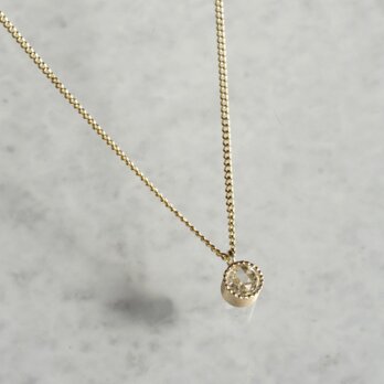 Diamond birthstone necklace [P033K10DM®]の画像