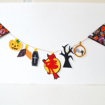 早目のハロウィン♪Bigサイズの魔女付きハロウィンガーランド