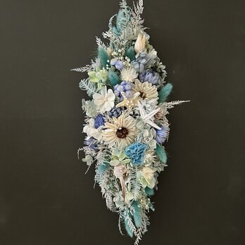 紫陽花の壁掛けの画像