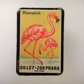 チェコ　マッチラベルブローチ2795の画像