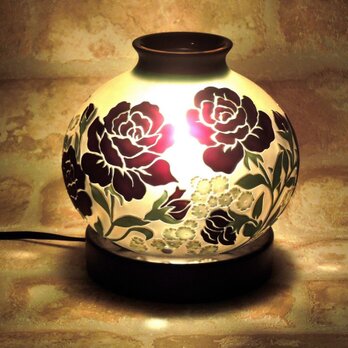 薔薇のランプの画像